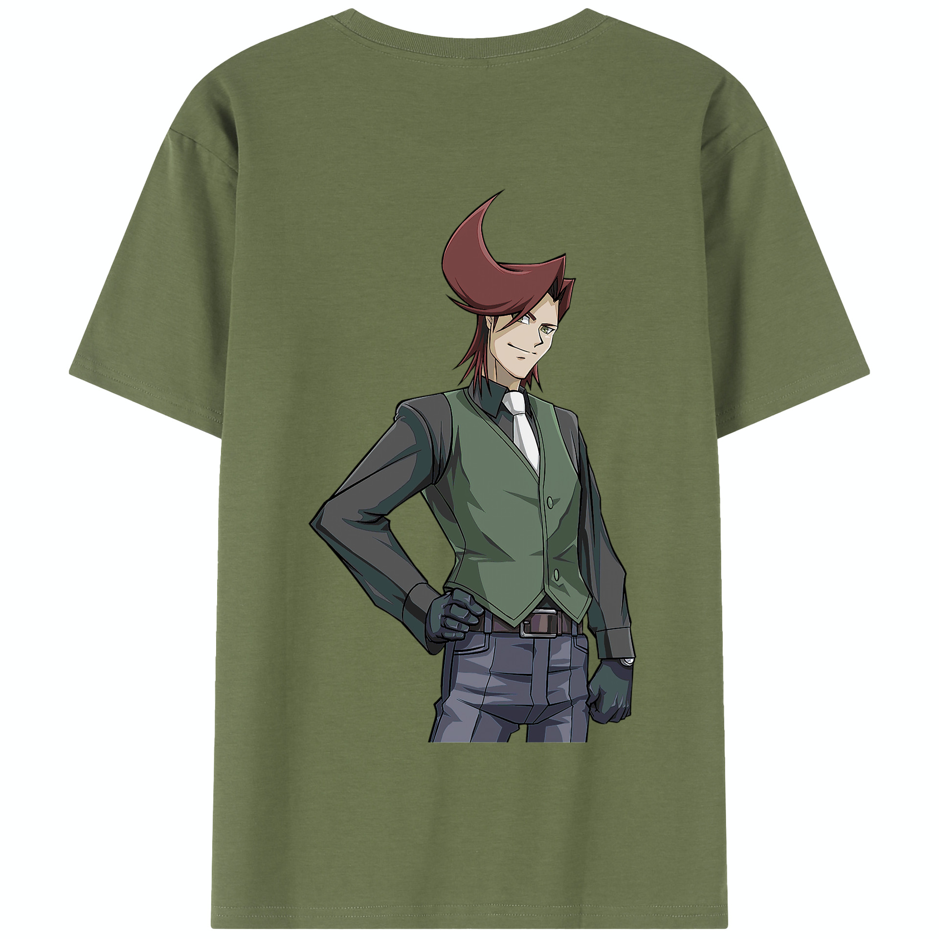 （画像用） 遊☆戯☆王 Yu-Gi-Oh! 綿100％半袖Tシャツ（背面プリント）